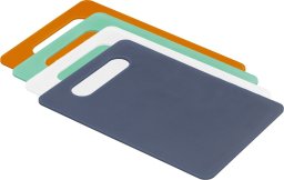 KOKO Zestaw desek kuchennych plastikowe 4x deska do krojenia 19x29cm