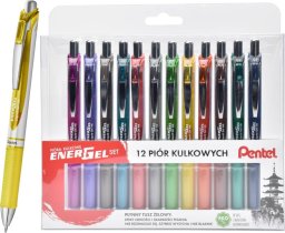 Zestaw Piór Kulkowych Pentel Energel 12 Szt. BL77-ST12PL