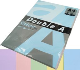 Double A Papier Kolorowy A4 Double A Mix 5 Kolorów Pastelowych 100 Arkuszy