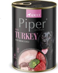 Piper Mokra Karma dla psa Piper Animals z indykiem i brokułem 400 g