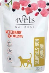 Mokra karma weterynaryjna dla kota ze schorzeniami dróg moczowych 4Vets Natural Urinary Non-struvite 85 g