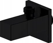 IDMAR IDMAR Zawór kątowy 1/2" x 3/8" z głowicą ceramiczną 1001 czarny mat