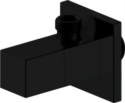 IDMAR IDMAR Zawór kątowy 1/2"x3/4" z głowicą ceramiczną 1001 czarny mat