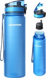 Butelka Filtrująca Aquaphor City 0,8L Niebieska Bidon na Spacer Trening