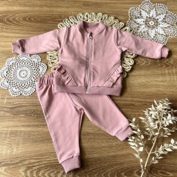 Mamatti Dres dziecięcy bawełniany różowy