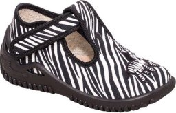 ZETPOL kapcie dziecięce SAFARI Zebra 2
