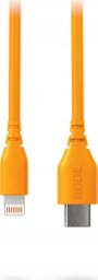 Kabel USB Rode USB-C - Lightning 0.3 m Pomarańczowy (85189000)
