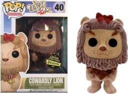 Funko POP the Wizard of Oz 40 Cowardly Lion flocked Special Edition