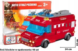 Toys Klocki Zestaw Straż Pożarna 48 elementów 3+