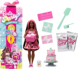 Lalka Barbie Barbie Party Unboxed Black Doll