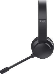 Trust Ayda Zestaw słuchawkowy Przewodowy i Bezprzewodowy Opaska na głowę Połączenia/muzyka USB Type-C Bluetooth Czarny