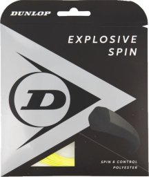 Tennis string DUNLOP Explosive Spin 1.25mm 17g 12m Monofilament Hexagonal Yellow