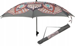 PARASOL PLAŻOWY OGRODOWY MANDALA ŚR. 200cm ANTRACYT
