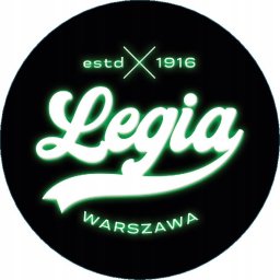 Legia Warszawa naklejka wlepka vlepka klubowa LEGIA 1916