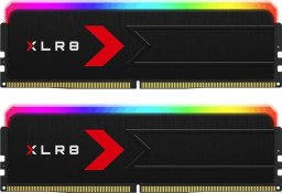 Pamięć PNY XLR8 RGB, DDR5, 32 GB, 6000MHz, CL36 (MD32GK2D5600036XRGB)