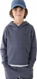 BLUZA CHŁOPIĘCA 4F DRESOWA Z KAPTUREM BAWEŁNA CIEPŁA PREZENT 122 cm