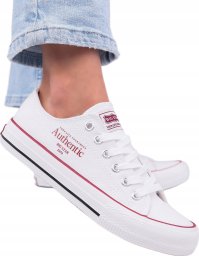 DAMSKIE TRAMPKI BIG STAR SHOES TENISÓWKI NN274235 BIAŁE r. 39