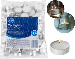 AURA Podgrzewacze Tealights Classic 4,5h 100 szt. p15-100