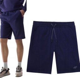 KRÓTKIE SPODENKI 4F MĘSKIE BAWEŁNIANE SPORTOWE LATO SHOM284 r. S