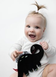 LeanToys Dinozaur szeleszcząca szmatka kontrast.123 61230