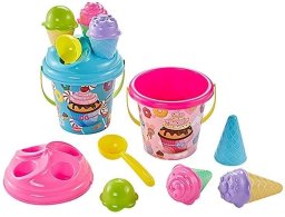 Artyk Zestaw do piasku sportox kids 9el niebieski 137709