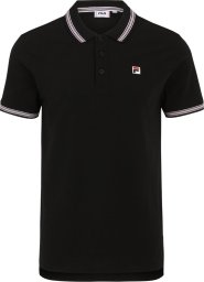 Koszulka męska polo Fila Lubbeek czarna FAM0898 80010 L