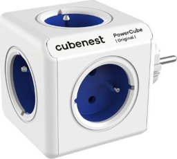 Cubenest - PowerCube, 0.1m, ORIGINAL USB, niebieska, POWERCUBE, 5 gniazd
