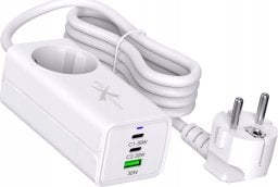 Ładowarka Sieciowa Gan Evo 65W 2 Xusb-C+Usb+230V