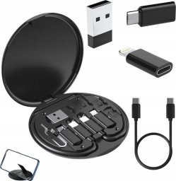 Adaptery Przejściówki USB-C do Lightning / Micro USB / USB-A Zestaw 5w1