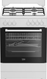 Gas stove with electric oven BEKO FBST62110DW, 60 cm