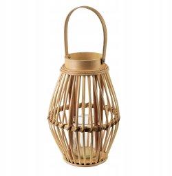 LUCIE NATURAL Lampion 19xh28cm