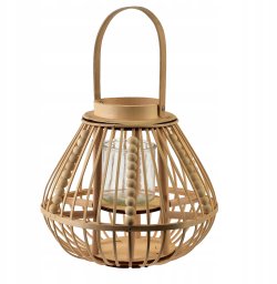 LUCIE NATURAL Lampion 30xh28cm