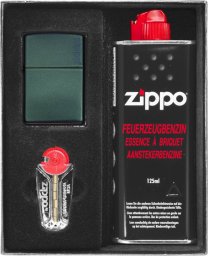 Zestaw ZIPPO Zapalniczka IRIDESCENT LOGO Prezentowy No1