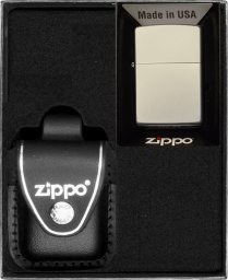 Zippo Zestaw ZIPPO Zapalniczka SATIN CHROME No3