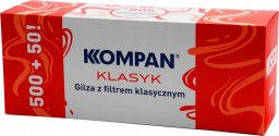 Gilzy papierosowe KOMPAN KLASYK 550szt X 7