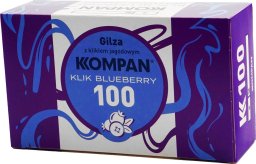 Gilzy papierosowe KOMPAN KLIK BLUEBERRY 100szt