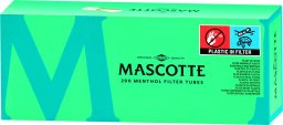 Gilzy papierosowe MASCOTTE MENTHOL 200szt