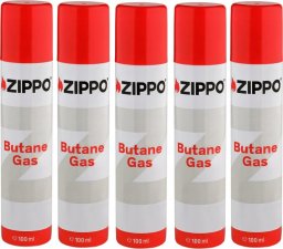 Zestaw Gaz do zapalniczek ZIPPO 100ml x 5 Akcesoria