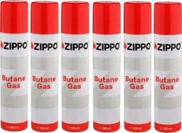 Zestaw Gaz do zapalniczek ZIPPO 100ml x 6 Akcesoria