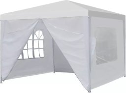 Namiot pawilon ogrodowy handlowy 3x3 m 4 ścianki biały MultiGarden