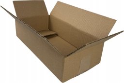 KARTON KLAPOWY, pudełko zrobione z tektury 3W 3 warstwowej, kolor szaro/brązowy, 300X150X80 390G/M2 30 SZTUK