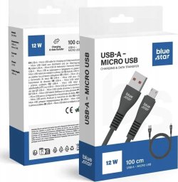 Kabel USB Bluestar USB-A - microUSB 1 m Czarny