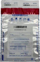 SAFEMONEYBAG Koperty bezpiecznie depozytowe transparent B5 190x260+35 100 szt