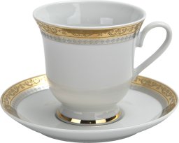 Komplet 6 filiżanek 250 ml + spodki Lorraine G768