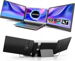 KEFEYA S3 14,1" przenośny monitor 1080p FHD PC Xbox PS4/5 Switch Mac Laptop