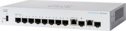 Switch Cisco switch CBS350-8S-E-2G-EU, 8xGbE SFP, 2xGbE RJ45/SFP (CBS3508SE2GEURF)