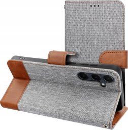Kabura JEANS Book do XIAOMI Redmi Note 14 PRO 5G / 14 PRO PLUS 5G szary
