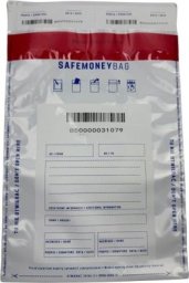 SAFEMONEYBAG Koperty bezpiecznie depozytowe transparent B4 260x370+35 100 szt