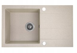 AQ.901-1012011 / AQUAFORM / MARANELLO / ZLEW GRANIT BEŻ, 44X76CM , 1K+OC , SYFON /