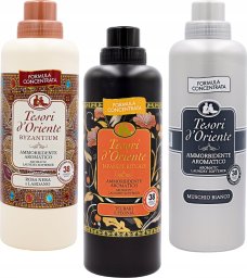 Zestaw Tesori d'Oriente 3x Płyn do płukania tkanin 760 ml - BJM